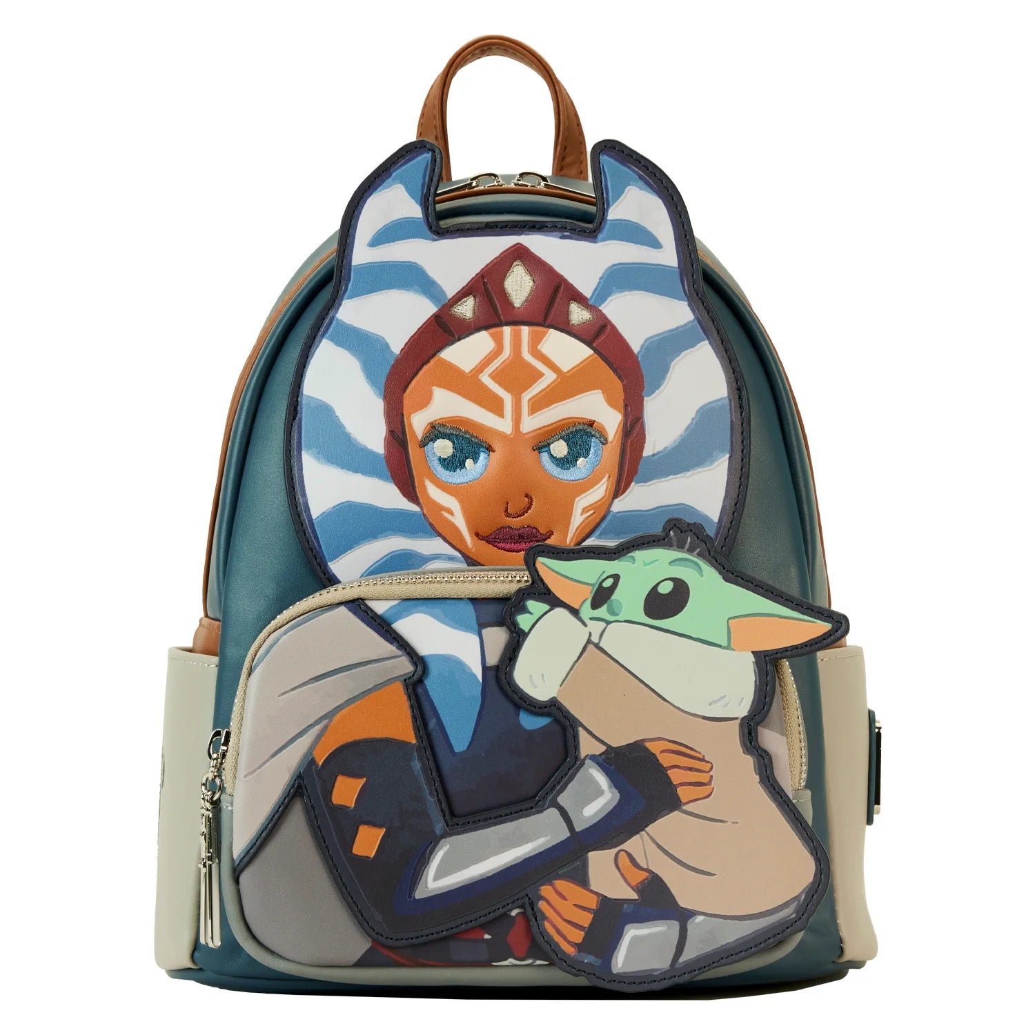 Loungefly Star Wars The Mandalorian Ahsoka Holding Grogu Mini Backpack – Cordy's Corner