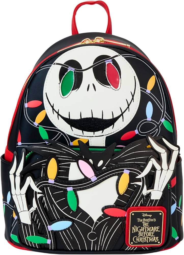 disney mini backpack nightmare before christmas Loungefly The Jack Wrapped In Lights – Cordy's Corner inches wide x 4 Stop scrolling because I color:Deep Patina whiskey-glasses