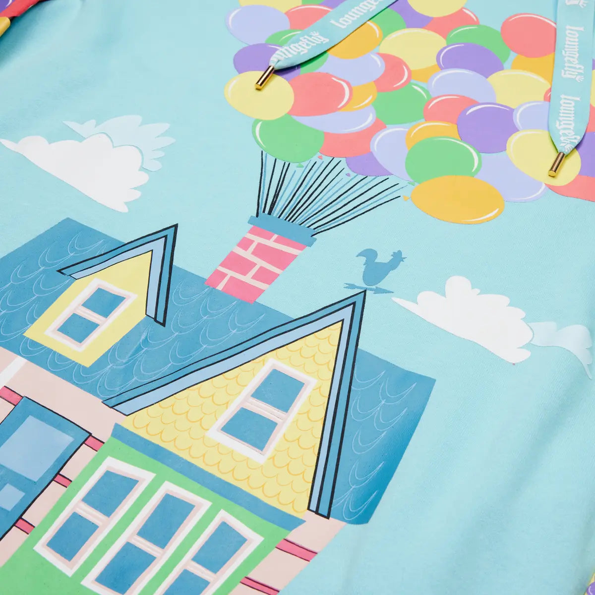 Loungefly Pixar Up 15th Anniversary Color Block unisex hoodie