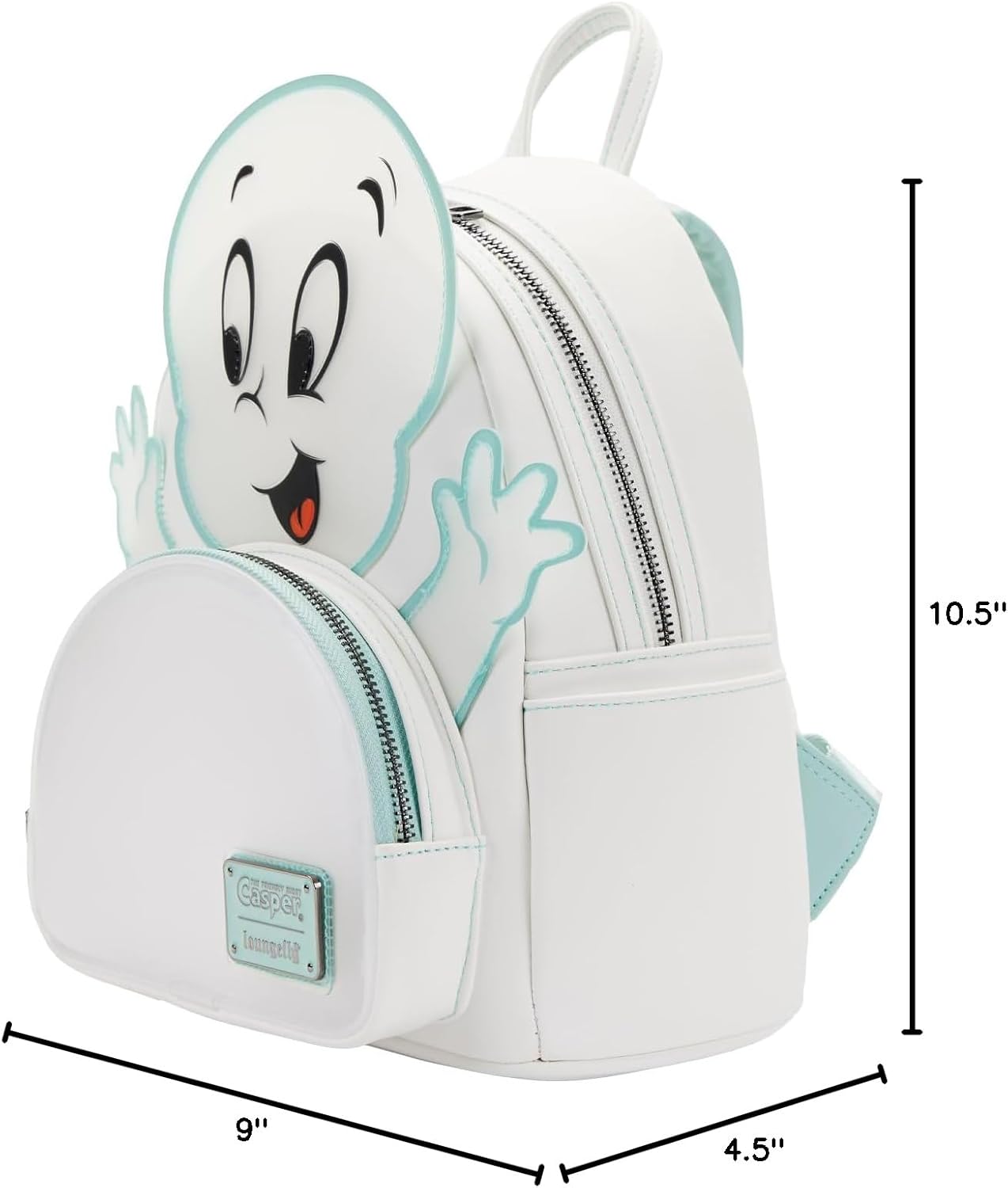 Loungefly Universal Casper The Friendly Ghost Let's Be Friends Mini Backpack