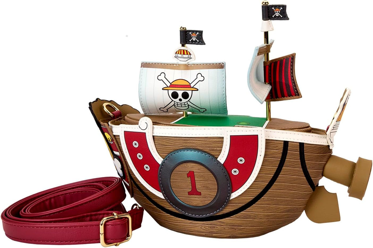 Loungefly Toei One Piece Thousand Sunny Ship Figural Crossbody Bag