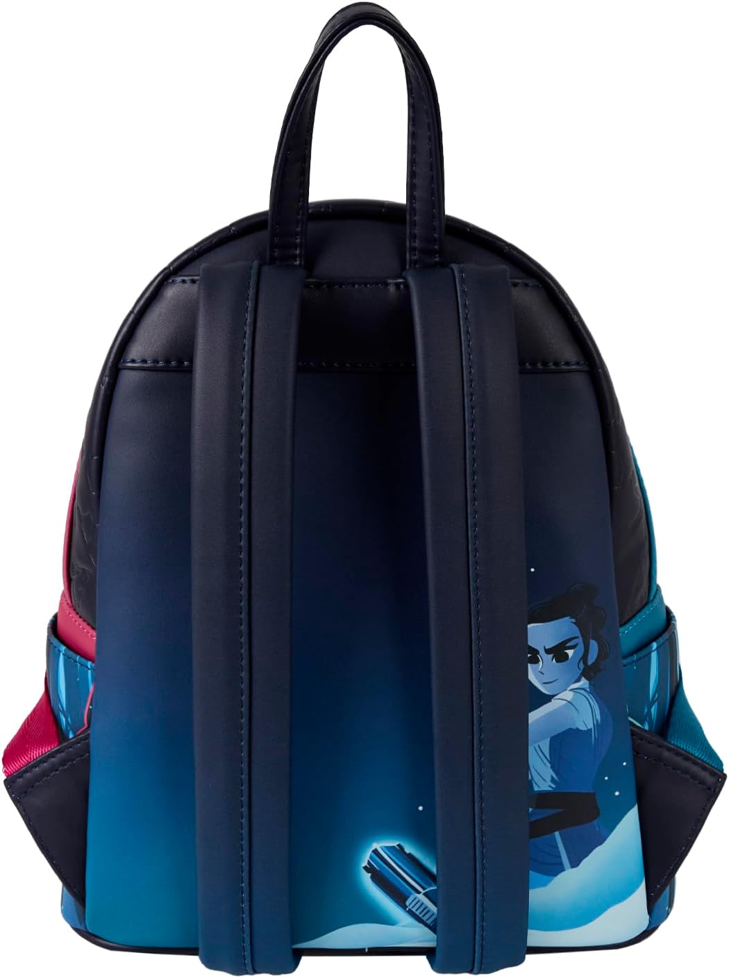 Loungefly Star Wars: The Force Awakens Rey & Kylo Ren Light Up Mini Backpack-zoom-6