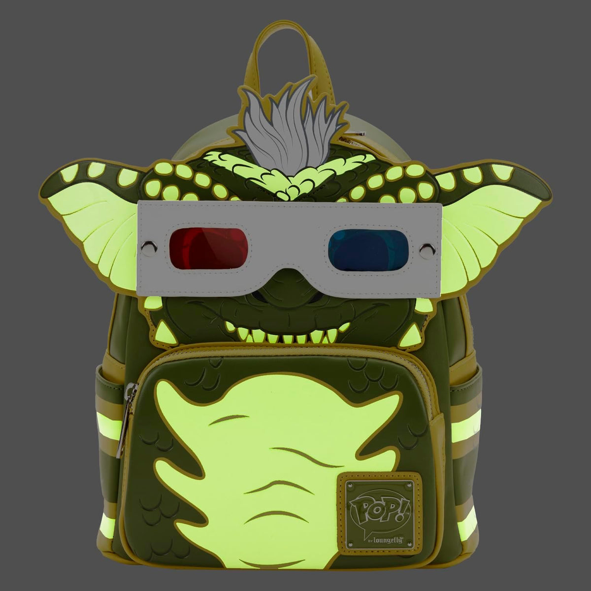 Pop! by Loungefly Gremlins Stripe Cosplay Mini Backpack with Removable 3D Glasses