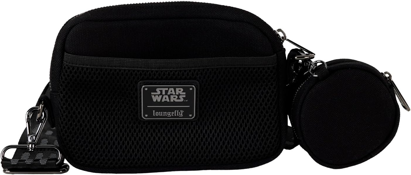 Loungefly Star Wars Darth Vader Canvas Sling Crossbody Bag with Coin Bag-zoom-3