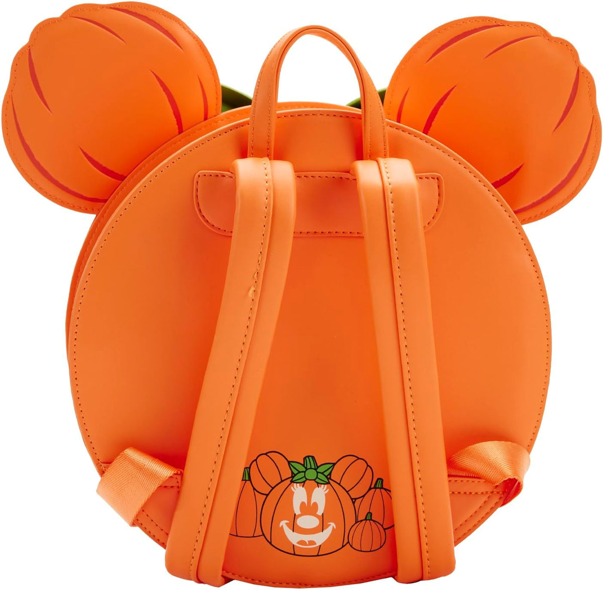 Loungefly Disney Minnie Mouse Glow Face Pumpkin Mini Backpack Bag-zoom-5