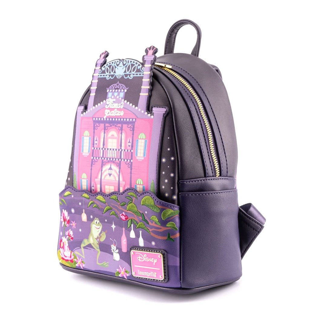 Loungefly Disney Princess and the Frog Tiana's Palace Castle Series Mini Backpack-zoom-3