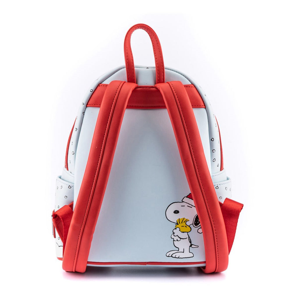 Loungefly Peanuts Gift Giving Snoopy and Woodstock mini backpack