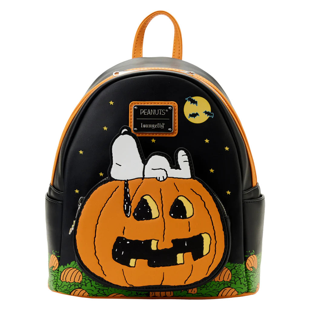 Loungefly Peanuts Snoopy Great Pumpkin Halloween Mini Backpack-1