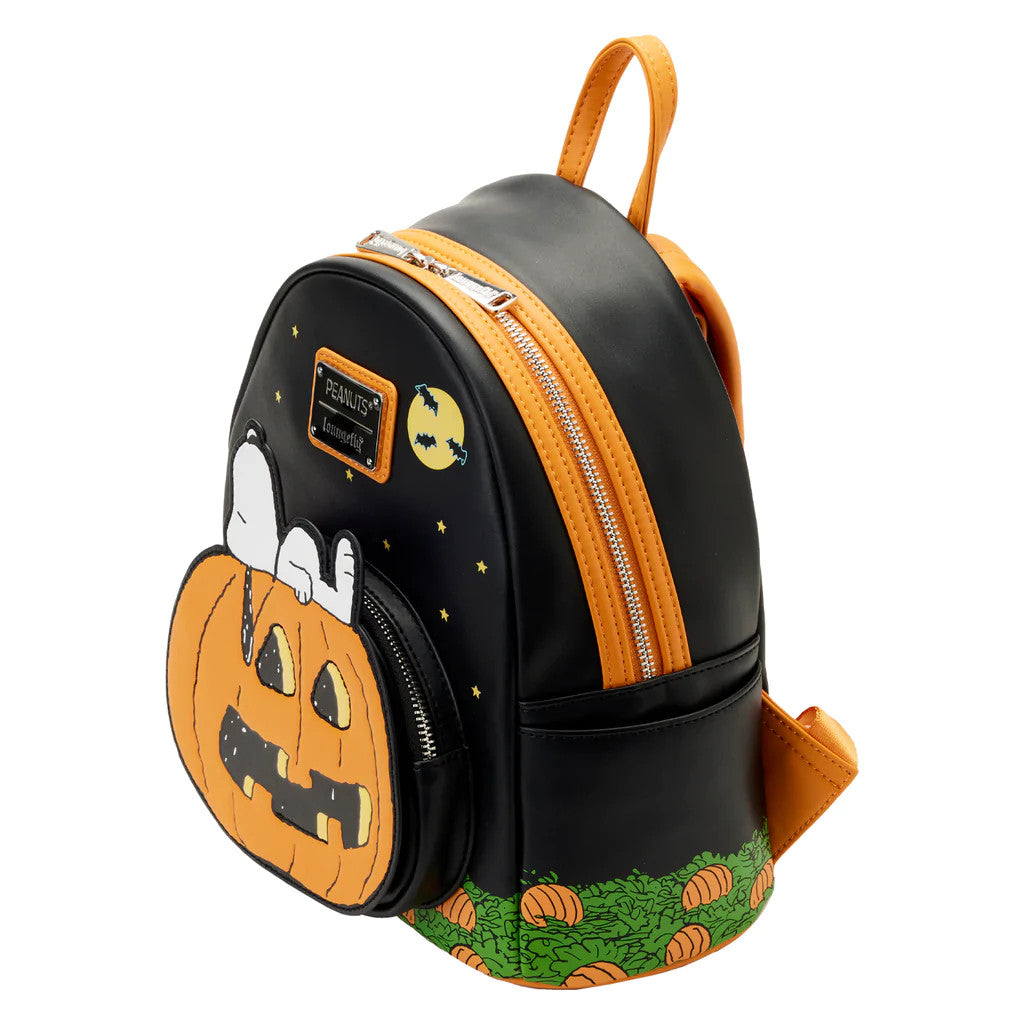 Loungefly Peanuts Snoopy Great Pumpkin Halloween Mini Backpack-2