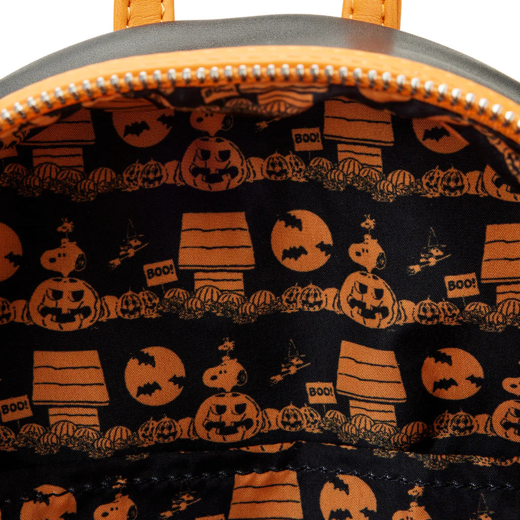 Loungefly Peanuts Snoopy Great Pumpkin Halloween Mini Backpack-6