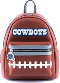 Loungefly NFL Dallas Cowboys Football Logo Mini Backpack