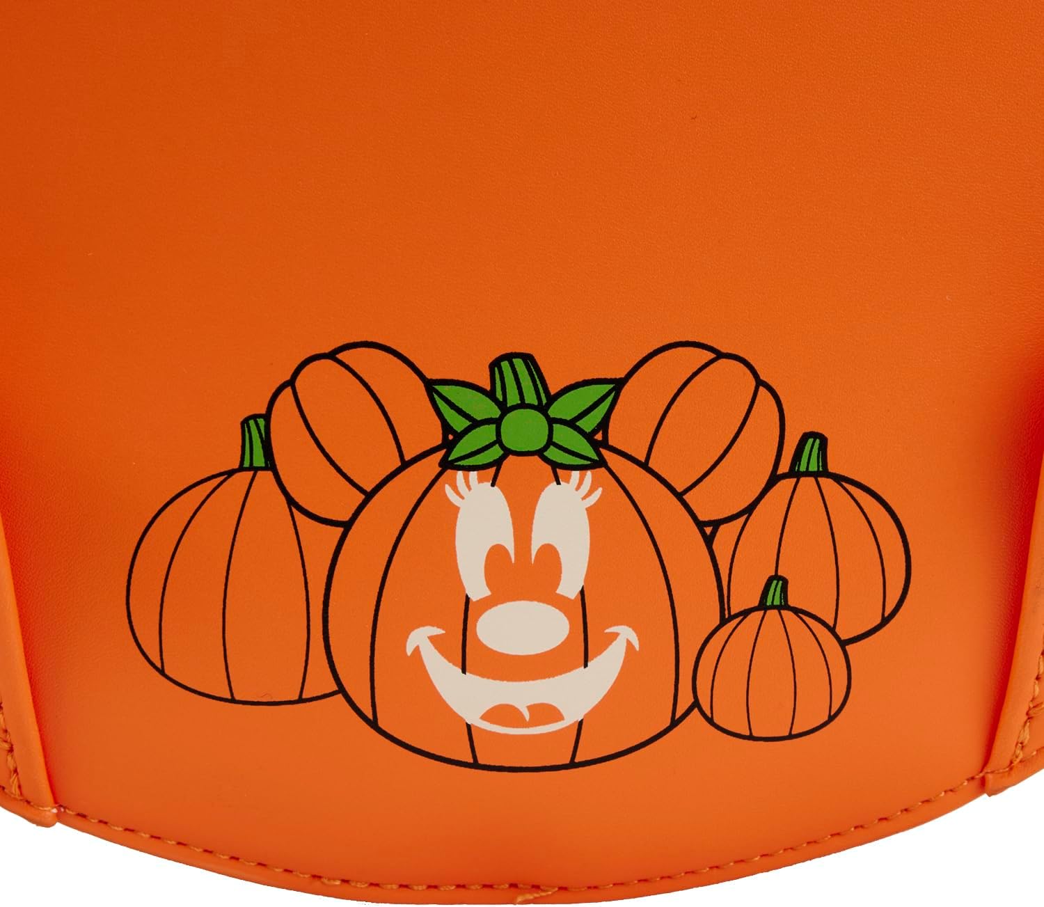Loungefly Disney Minnie Mouse Glow Face Pumpkin Mini Backpack Bag-6