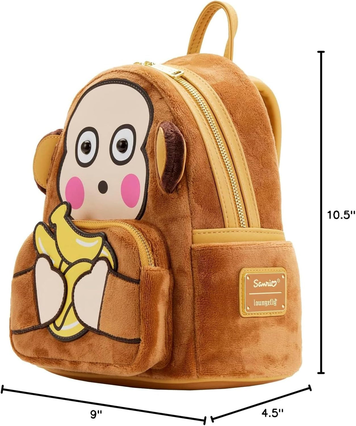 Loungefly Sanrio Monkichi Cosplay Mini Backpack-zoom-3