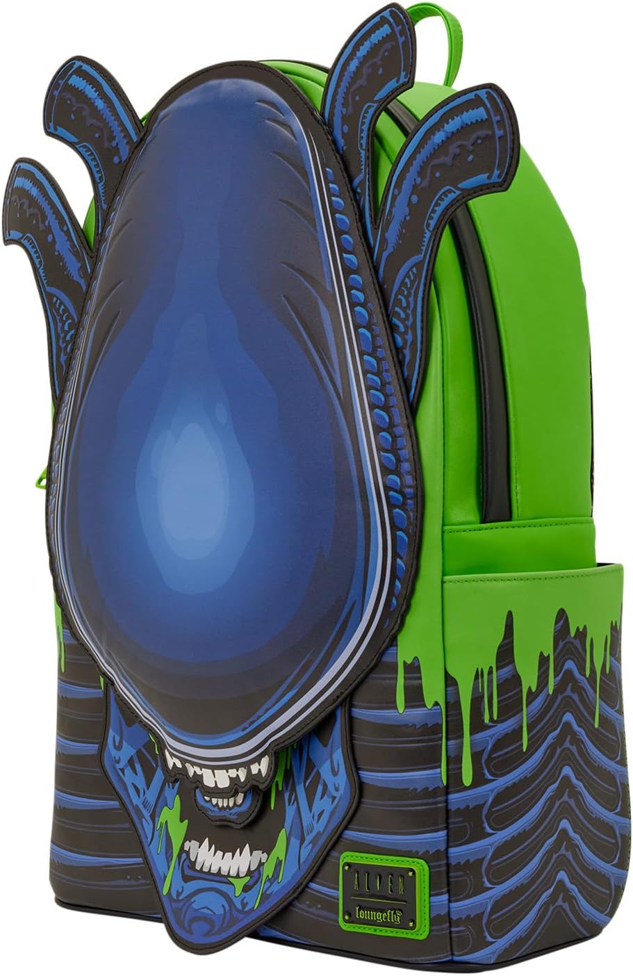 Loungefly Twentieth Century Studios Alien Xenomorph Cosplay Glow Full-Size Backpack