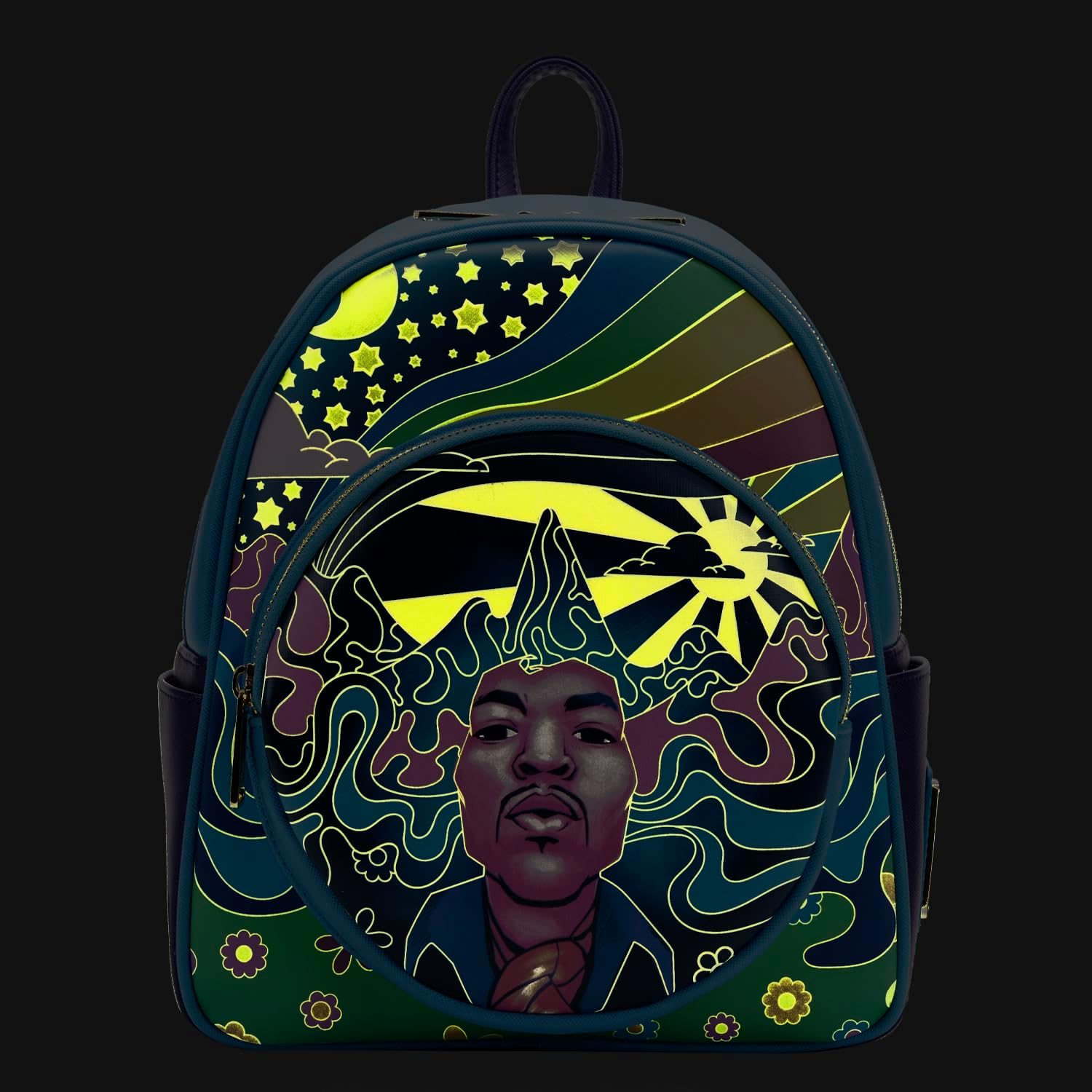 Loungefly Jimi Hendrix Psychedelic Landscape Mini Backpack-2