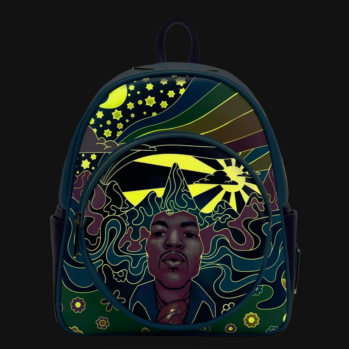 Loungefly Jimi Hendrix Psychedelic Landscape Mini Backpack-zoom-2