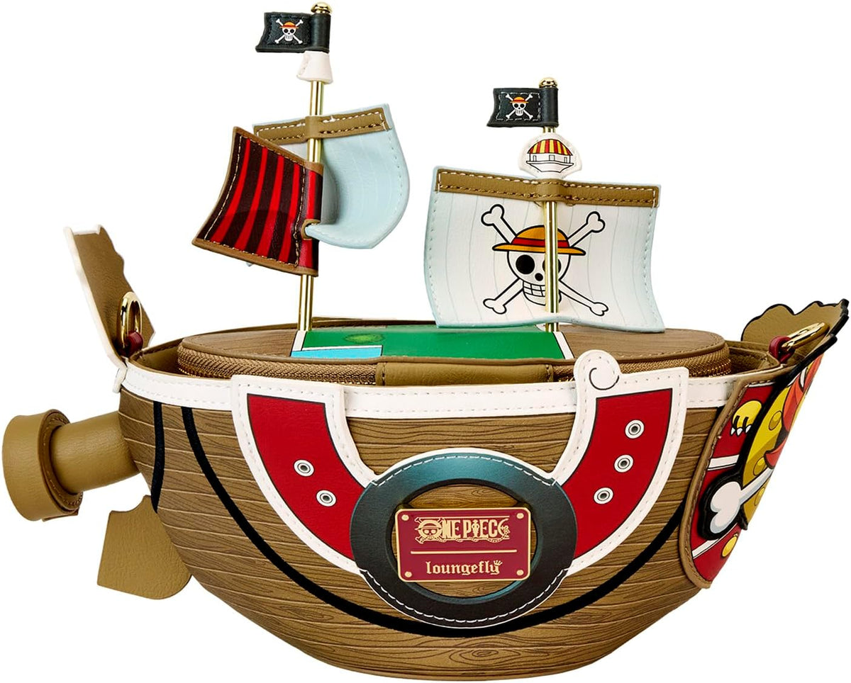 Loungefly Toei One Piece Thousand Sunny Ship Figural Crossbody Bag-5