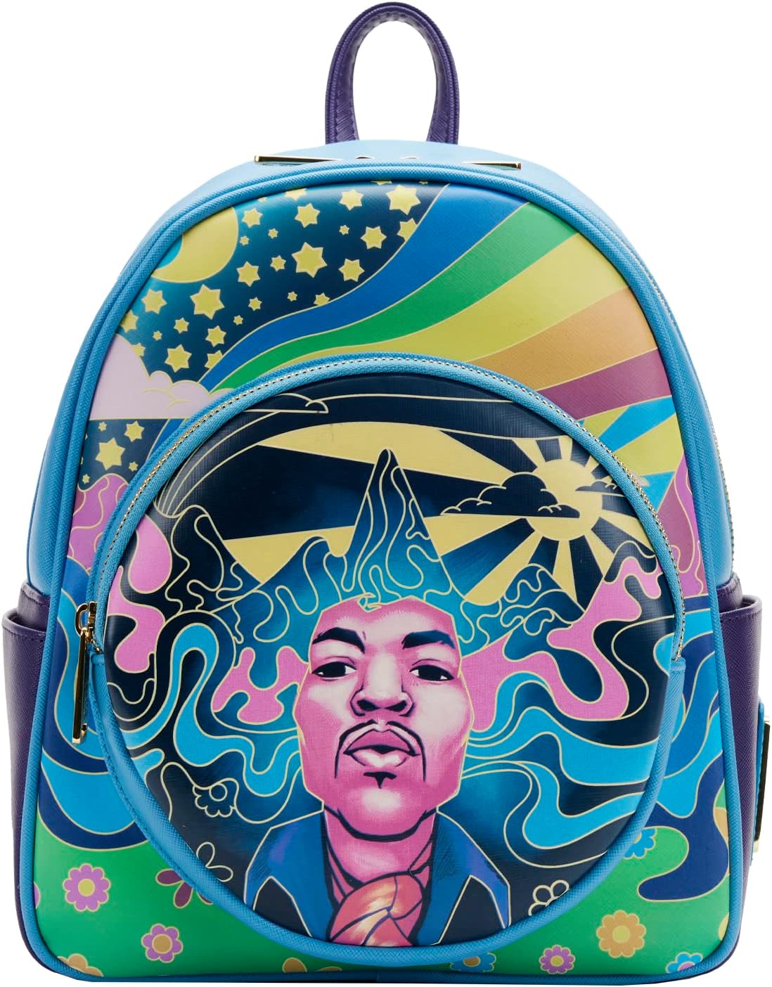 Loungefly Jimi Hendrix Psychedelic Landscape Mini Backpack-zoom-1