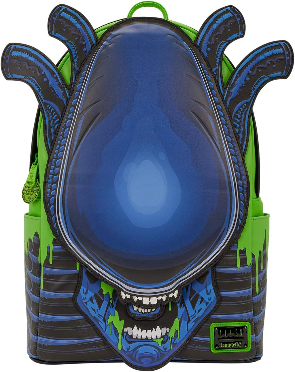 Loungefly Twentieth Century Studios Alien Xenomorph Cosplay Glow Full-Size Backpack