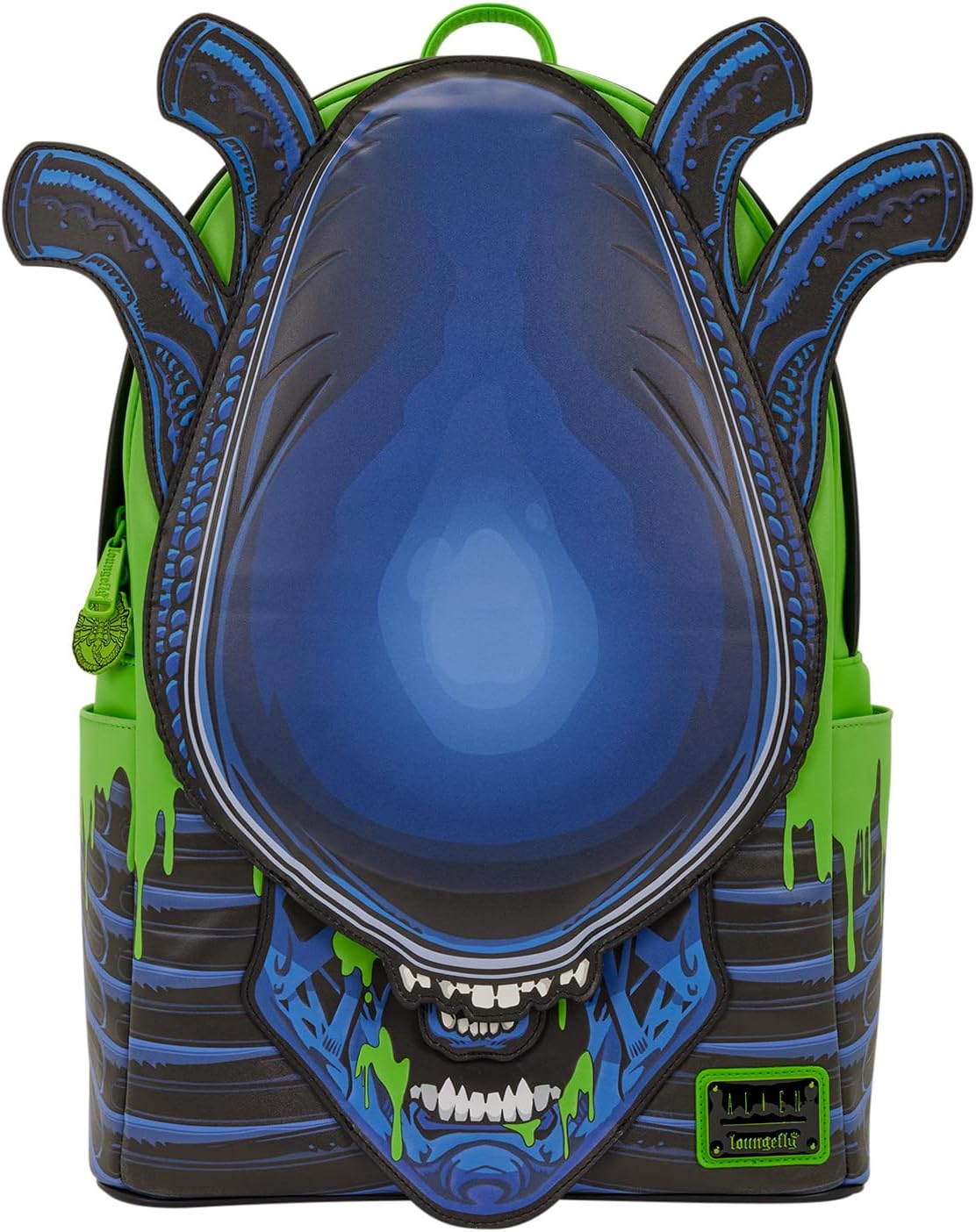 Loungefly Twentieth Century Studios Alien Xenomorph Cosplay Glow Full-Size Backpack