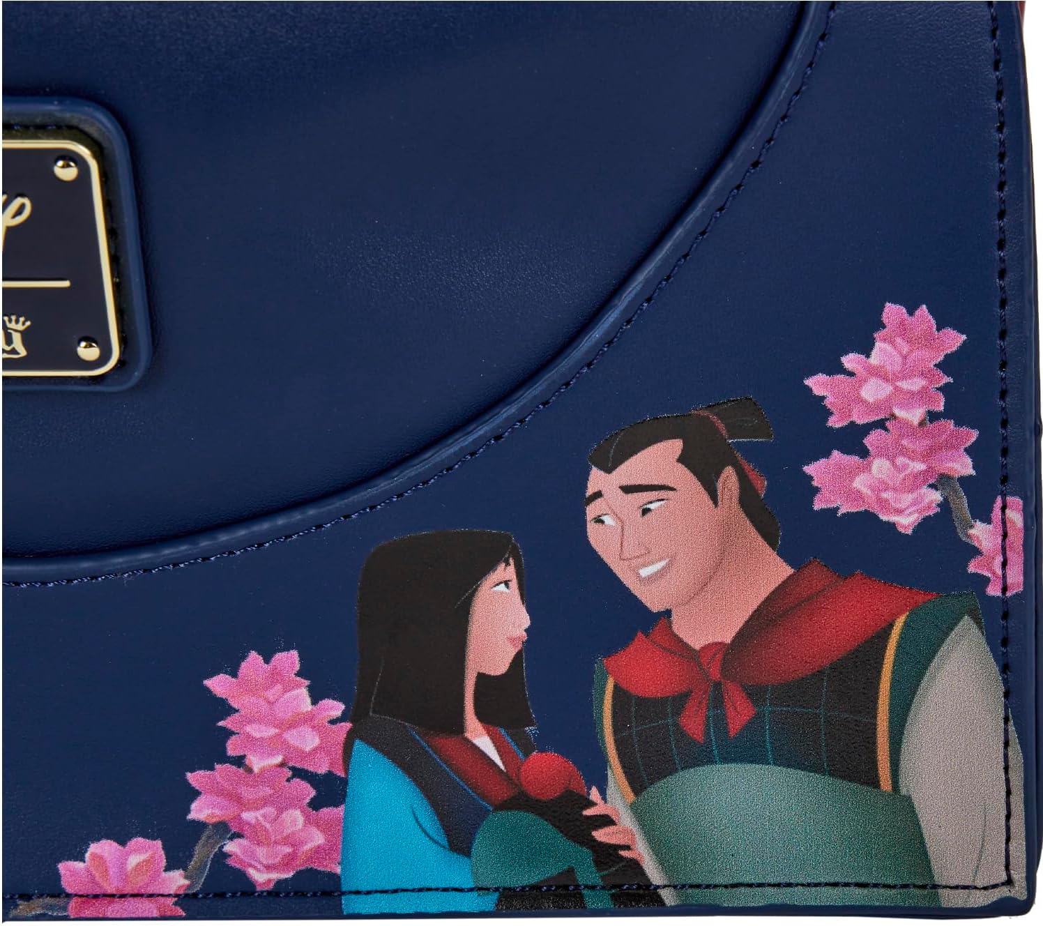 Loungefly Disney Mulan Castle Cinch Sack Crossbody Bag-5