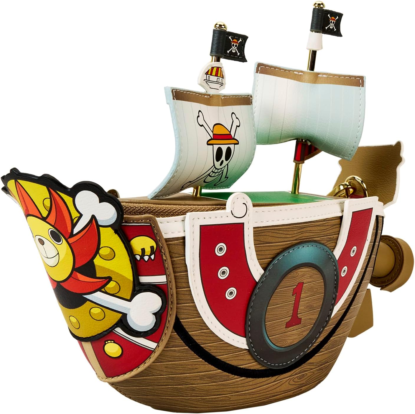 Loungefly Toei One Piece Thousand Sunny Ship Figural Crossbody Bag-zoom-2