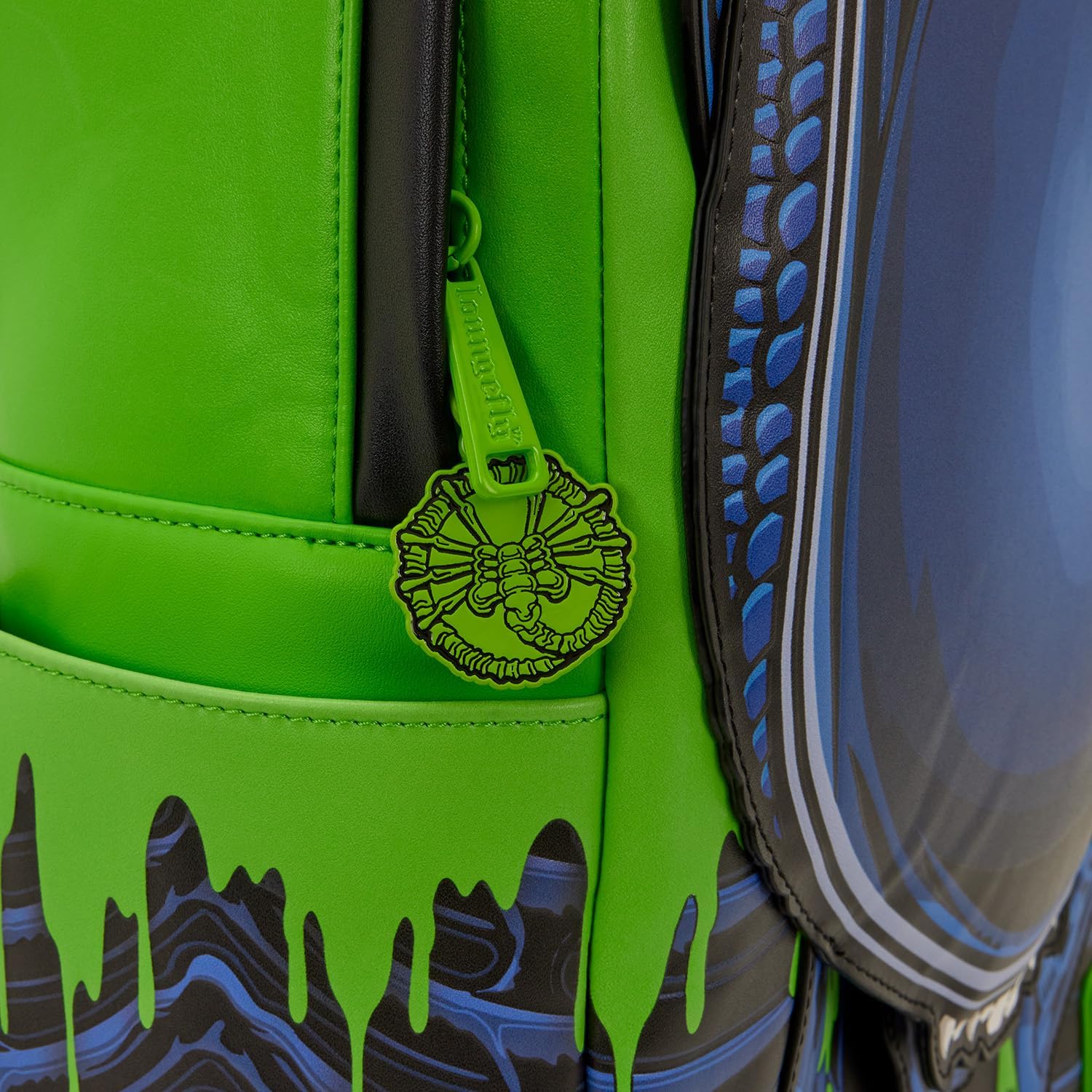Loungefly Twentieth Century Studios Alien Xenomorph Cosplay Glow Full-Size Backpack