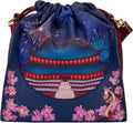 Loungefly Disney Mulan Castle Cinch Sack Crossbody Bag