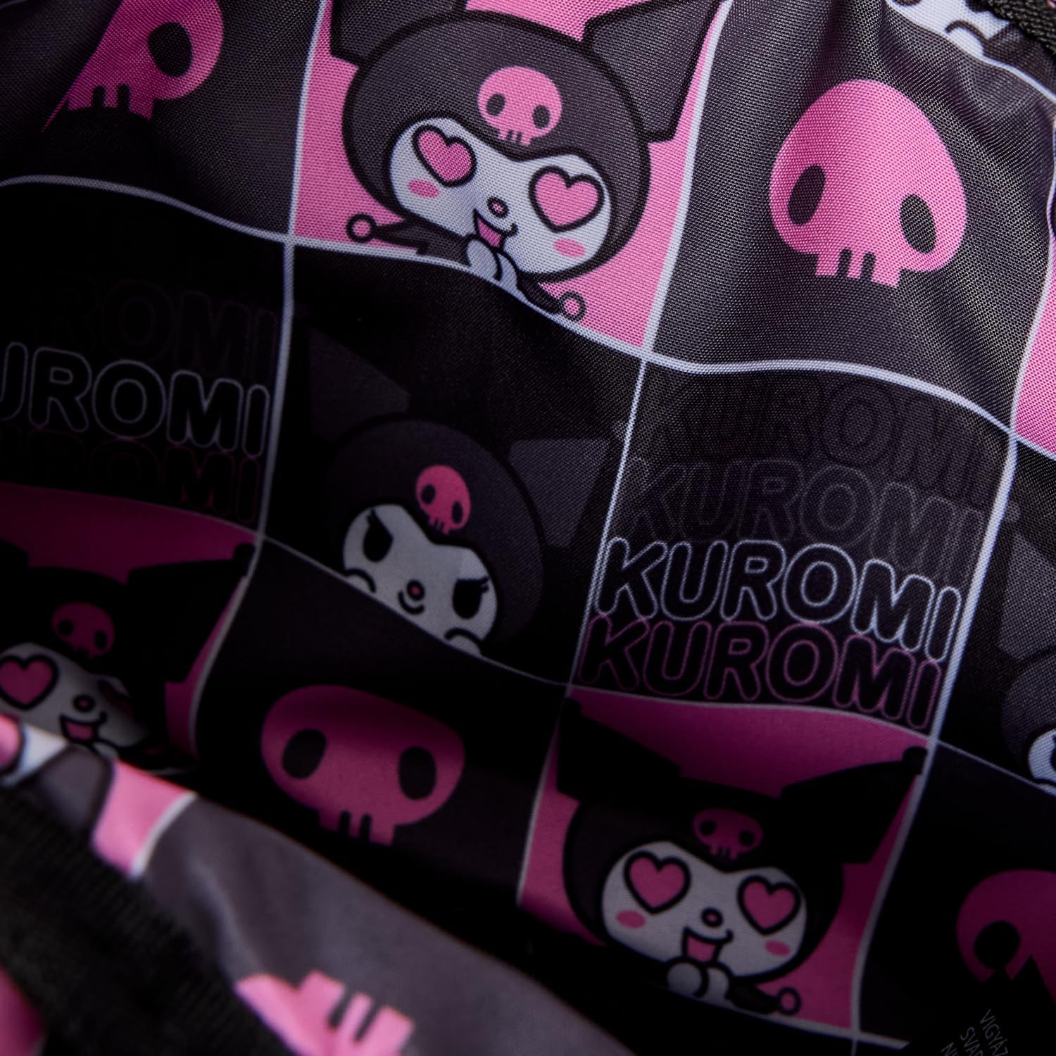 Loungefly Sanrio Kuromi Cosplay Convertible Nylon Belt Bag with Coin Bag-zoom-4