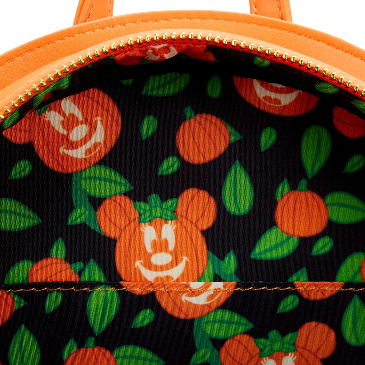 Loungefly Disney Minnie Mouse Glow Face Pumpkin Mini Backpack Bag-zoom-7