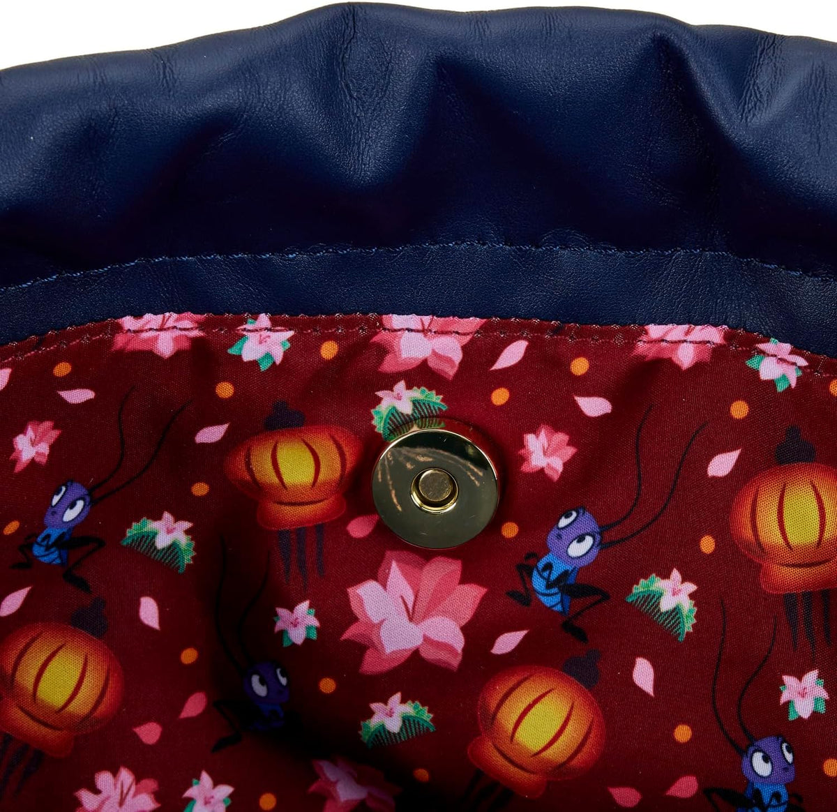 Loungefly Disney Mulan Castle Cinch Sack Crossbody Bag-6