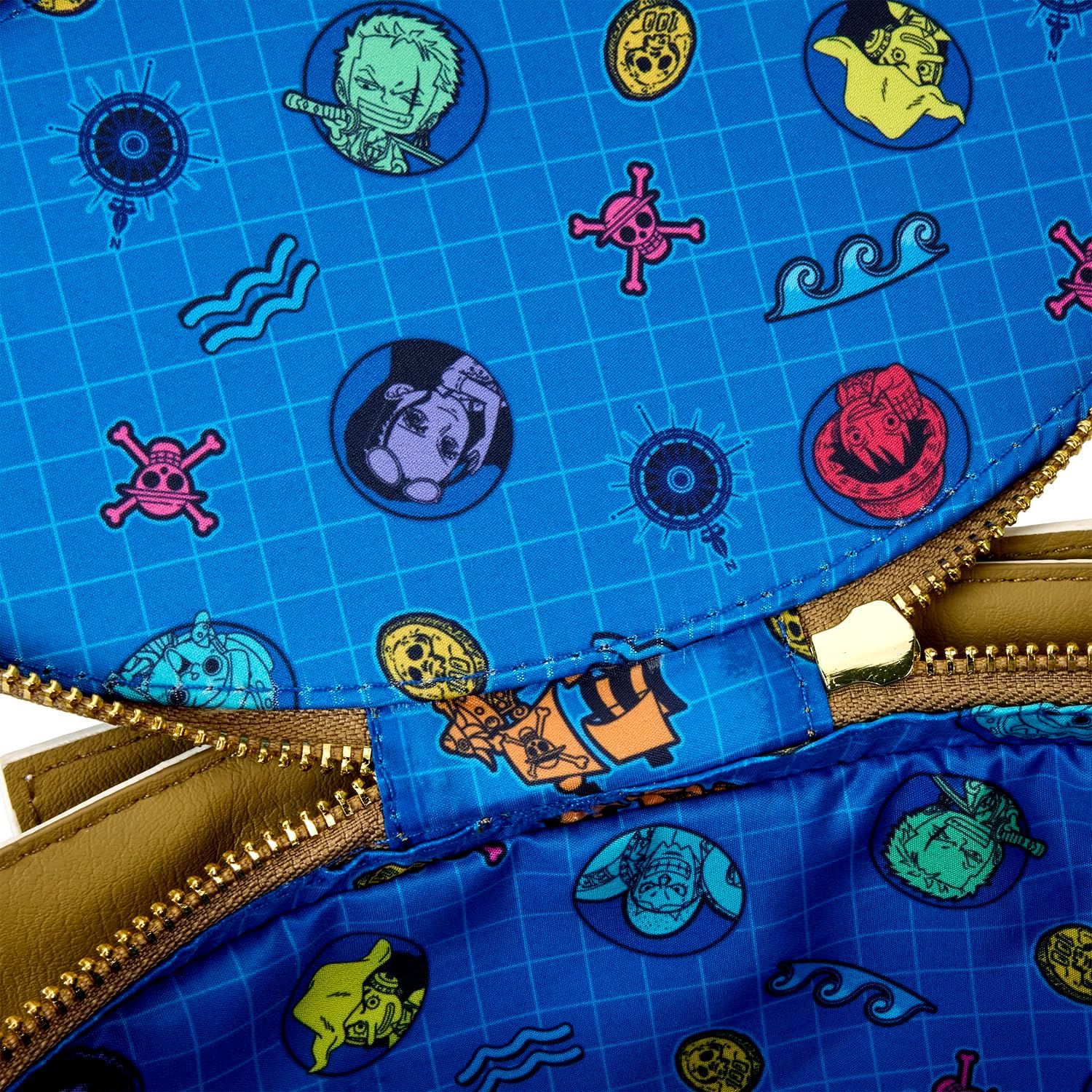 Loungefly Toei One Piece Thousand Sunny Ship Figural Crossbody Bag-6