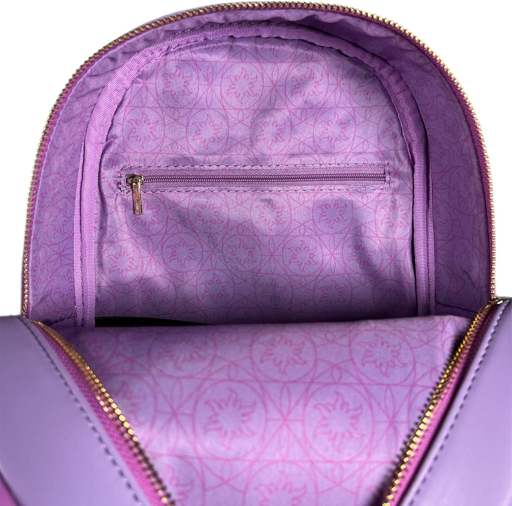 Loungefly Exclusive Disney Rapunzel Tangled Stained Glass Mini Backpack