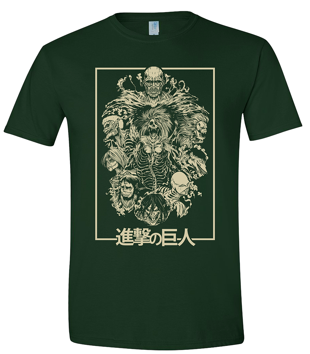 Attack on Titan Titan group T Shirt