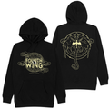 Fourth Wing double sided Dragon and logo pullover hoodie