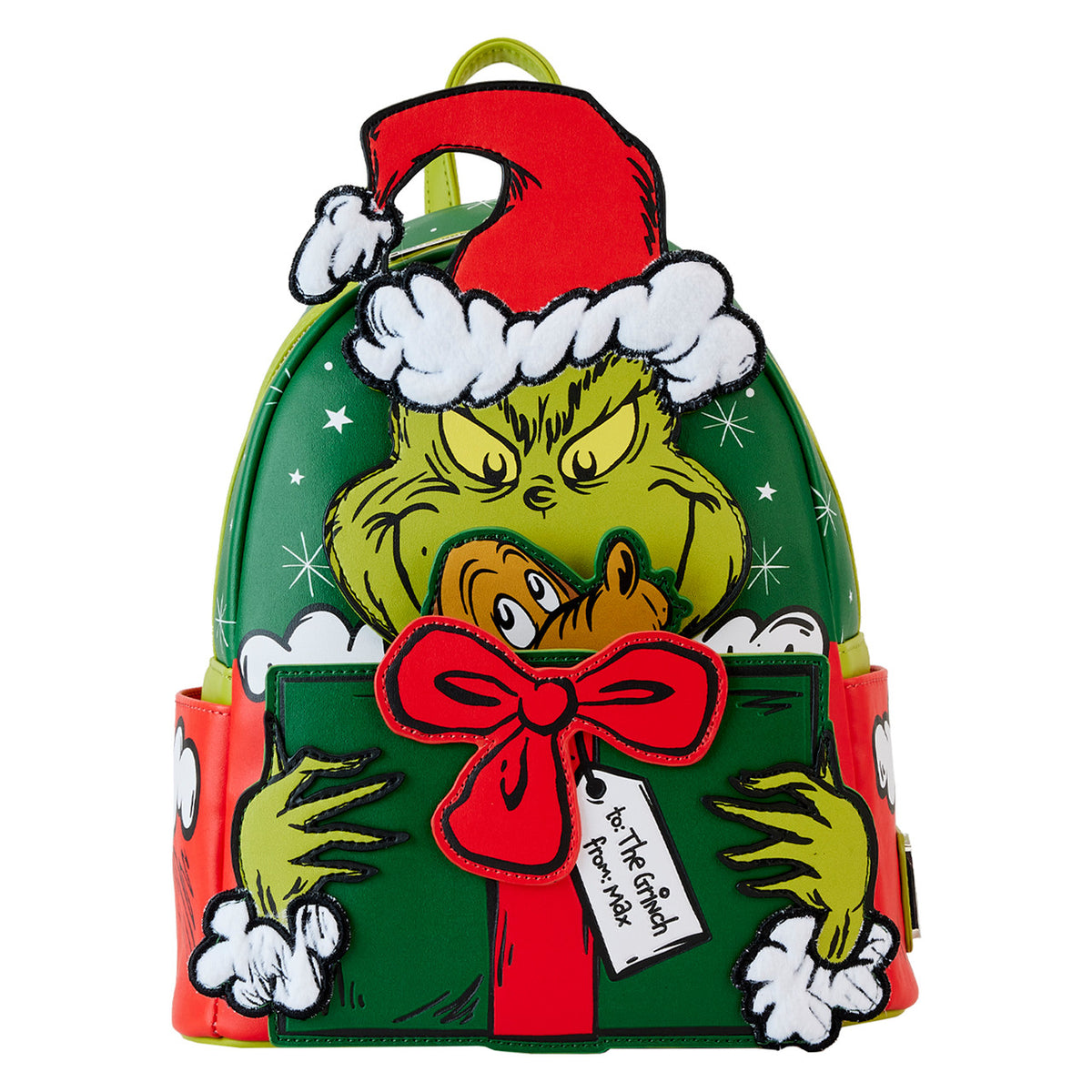 Loungefly Dr. Seuss' How The Grinch Stole Christmas! Santa Cosplay Mini Backpack-zoom-1