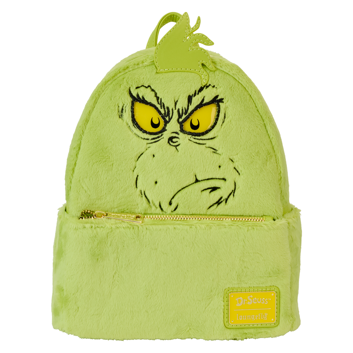 Loungefly Dr. Seuss' How The Grinch Stole Christmas! Plush Cosplay Light Up Mini Backpack-zoom-1