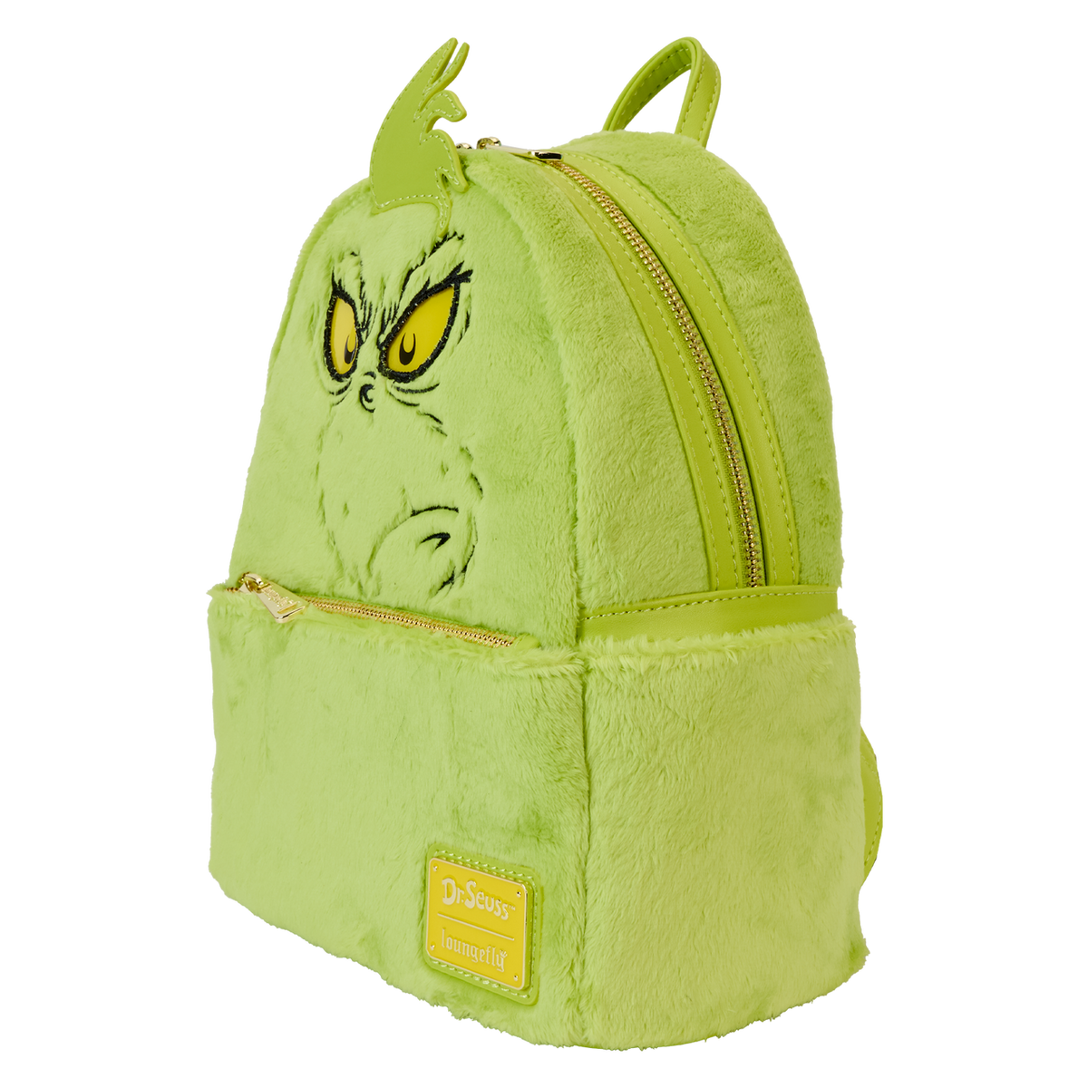 Loungefly Dr. Seuss' How The Grinch Stole Christmas! Plush Cosplay Light Up Mini Backpack-zoom-3