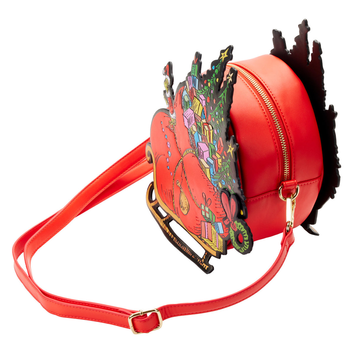 Loungefly Dr Seuss Grinch Sleigh Crossbody-zoom-3
