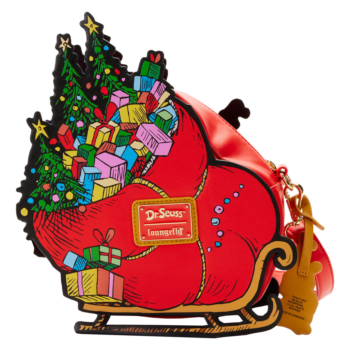 Loungefly Dr Seuss Grinch Sleigh Crossbody-4