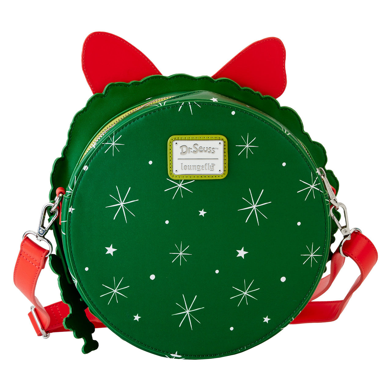 Loungefly Dr Seuss Grinch Christmas Wreath Figural Crossbody-4