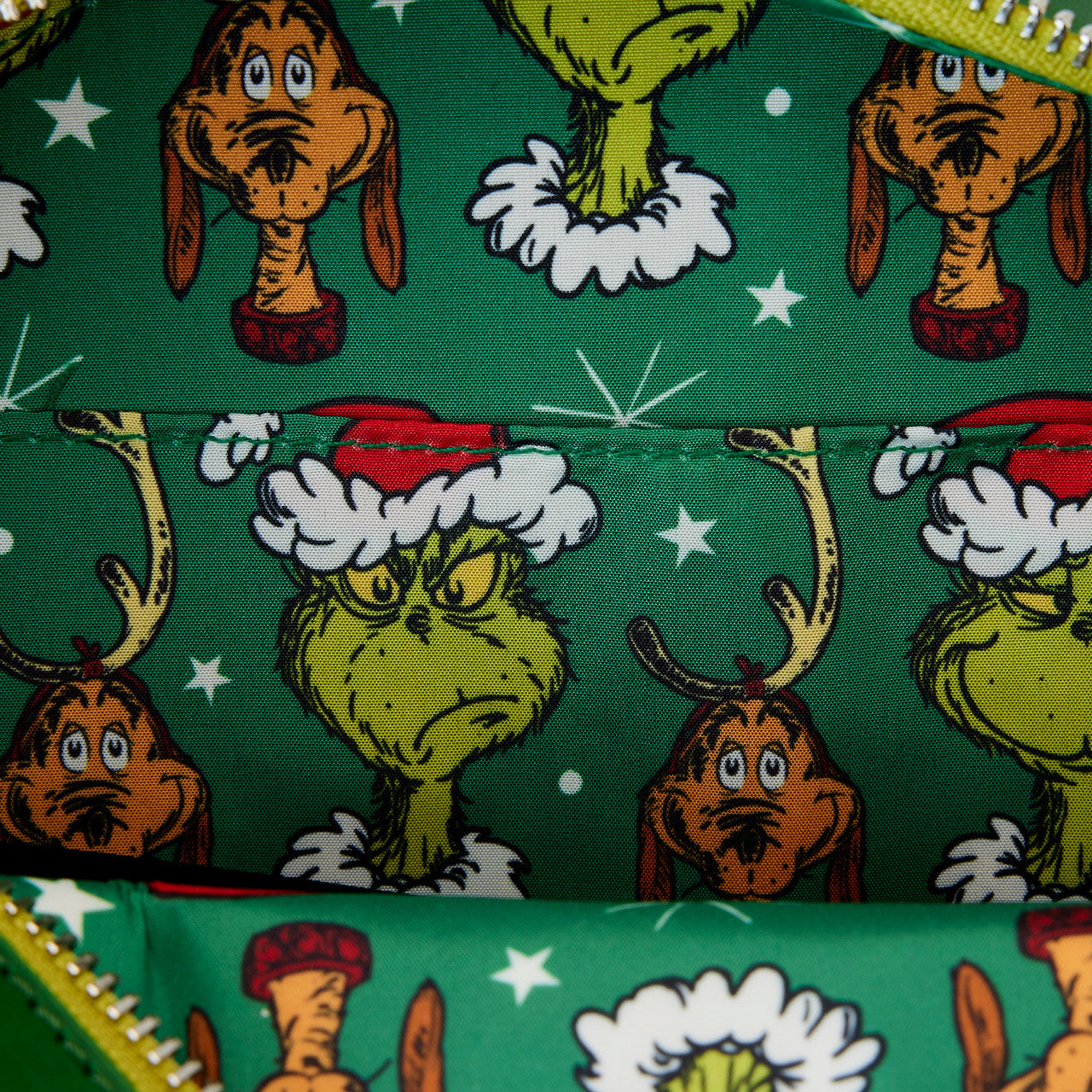 Loungefly Dr Seuss Grinch Christmas Wreath Figural Crossbody-zoom-6