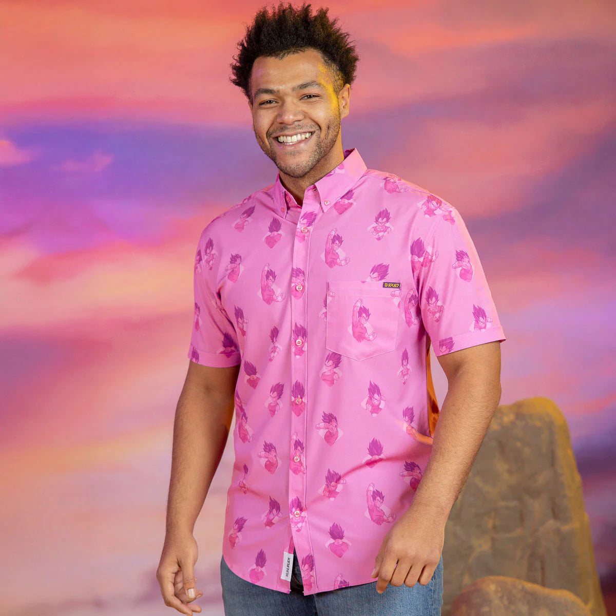 RSVLTS Dragon Ball Z "Badman" – KUNUFLEX Short Sleeve Shirt