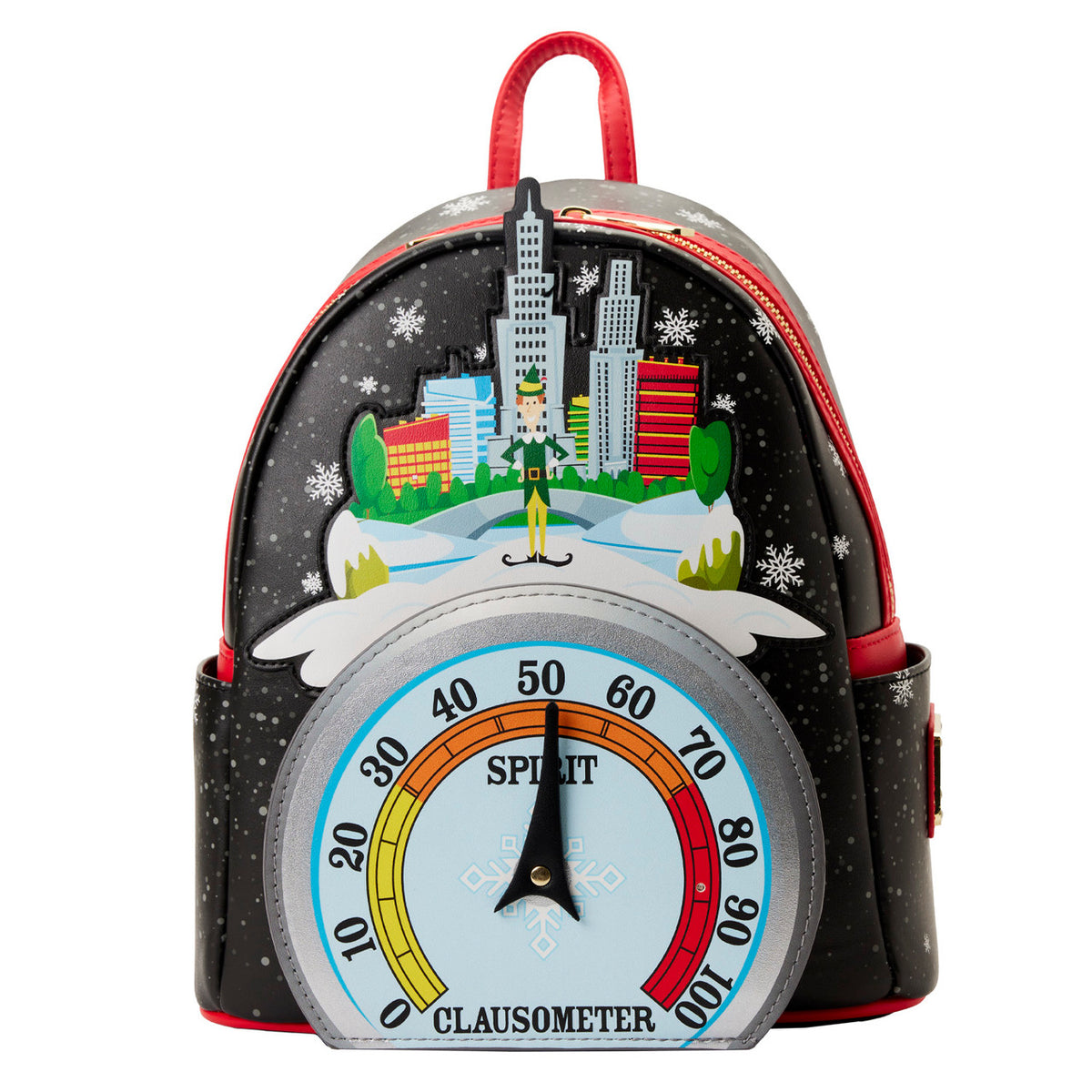 Loungefly Elf Clausometer Light Up Mini Backpack-zoom-1