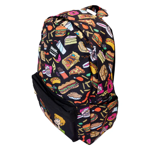 Loungefly Warner Brothers Scooby-Doo Munchies Allover Print Full Size Nylon Backpack