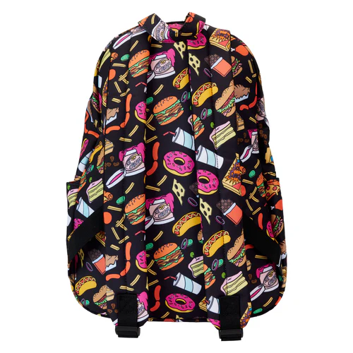 Loungefly Warner Brothers Scooby-Doo Munchies Allover Print Full Size Nylon Backpack