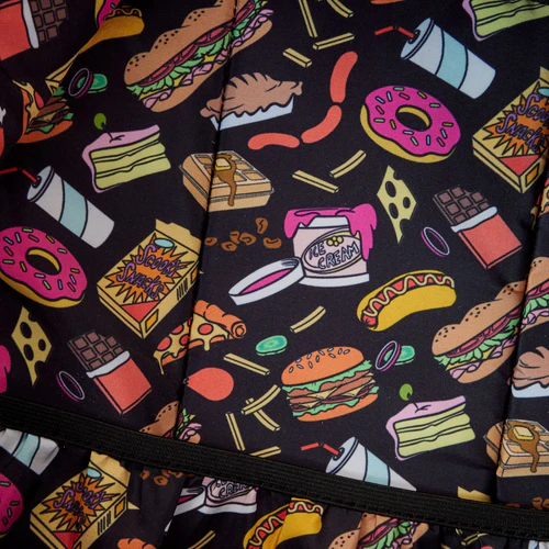 Loungefly Warner Brothers Scooby-Doo Munchies Allover Print Full Size Nylon Backpack