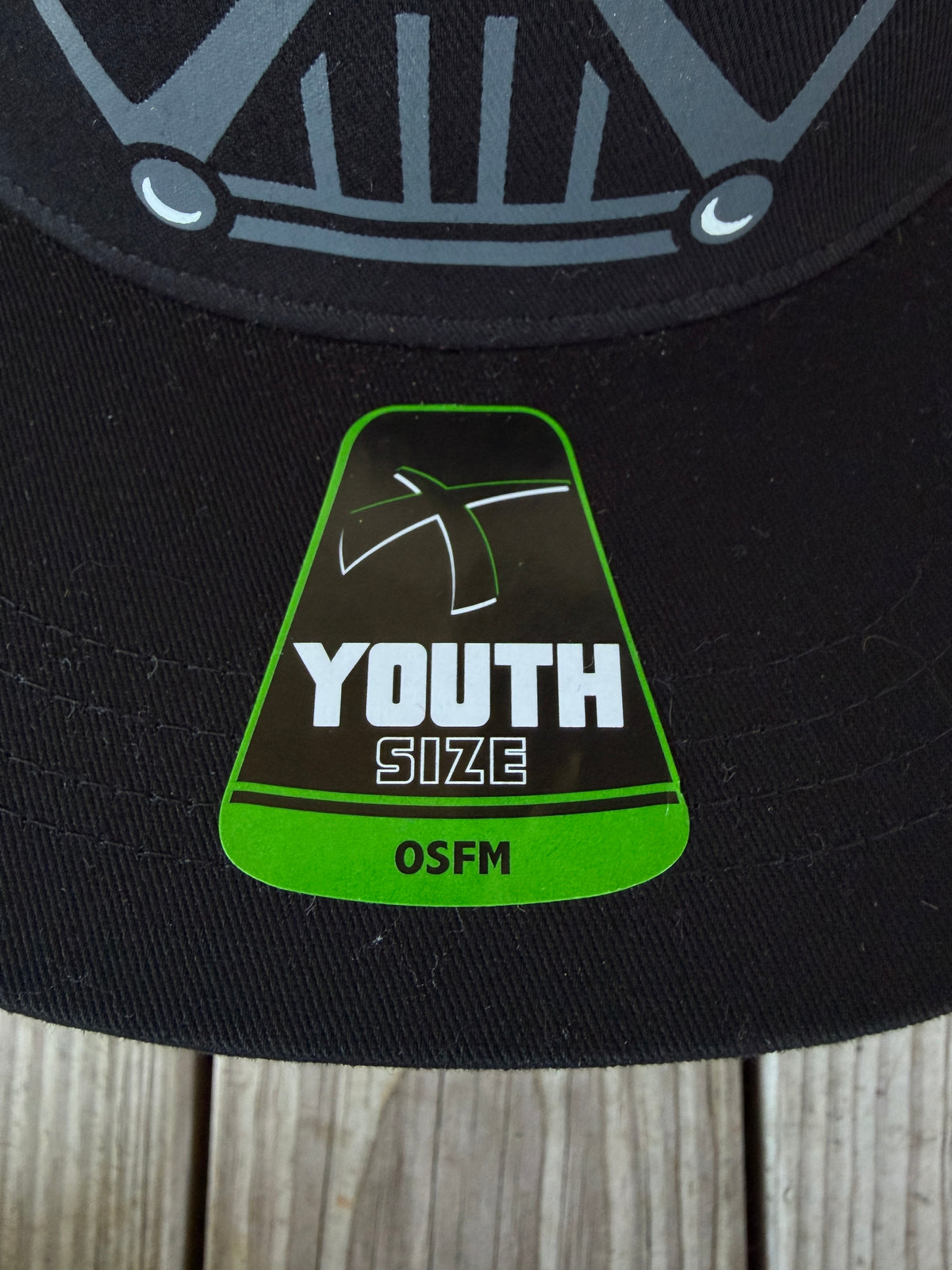 Youth Kids Star Wars Movie Series Darth Vader Flat Bill Hat-zoom-3