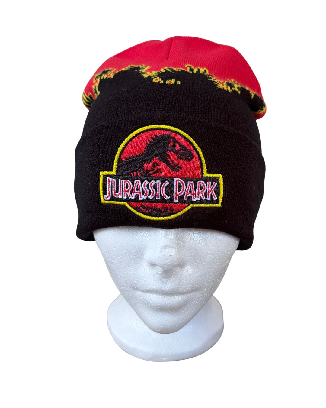 Jurassic Park Movie Logo Beanie-zoom-2