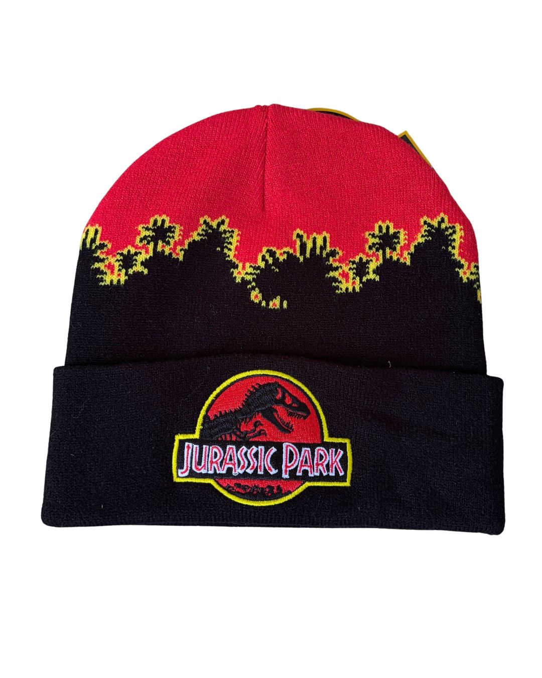 Jurassic Park Movie Logo Beanie-zoom-1